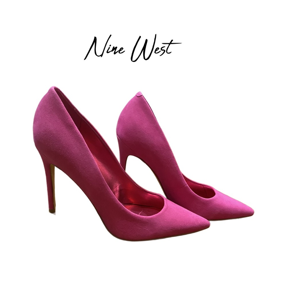Nine West Pink Heels Size 8